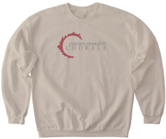 CC sweatshirt in sand color