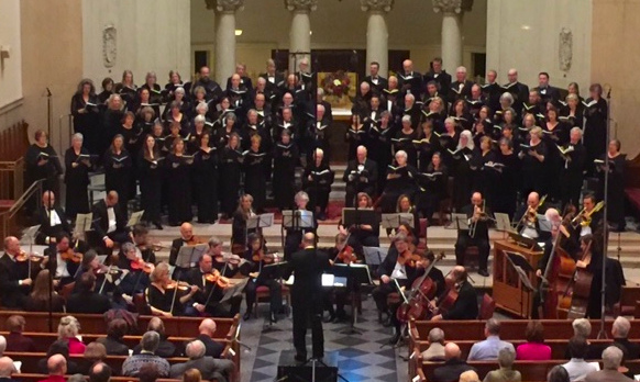 Commonwealth Chorale performing at Holy Name Church
